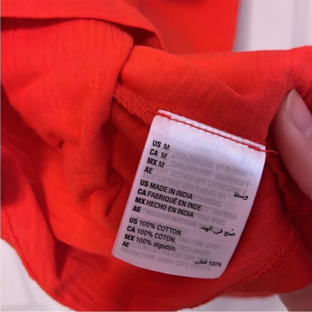 Style & Co. Red Smocked Sleeveless Tank Top - Picture 5 of 5